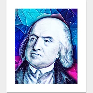 Jeremy Bentham Snowy Portrait | Jeremy Bentham Artwork 13 Posters and Art